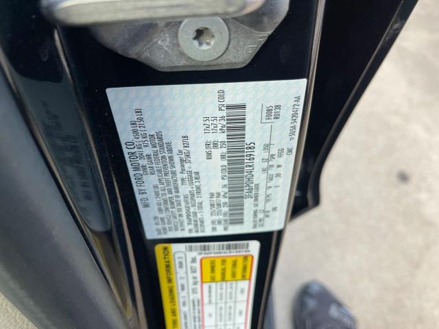 Photo 10 from auction – 2020 FORD FUSION SE with VIN 3FA6P0HD4LR169185