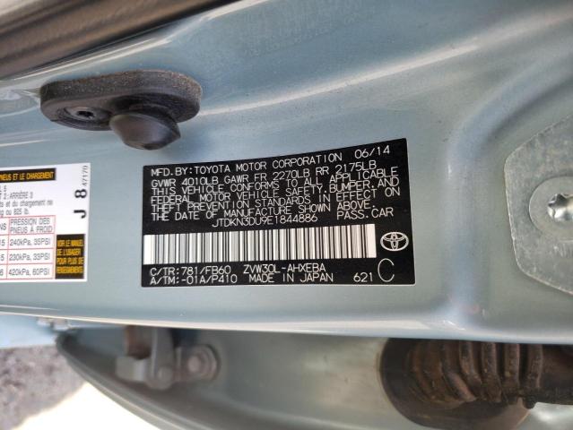 Photo 10 from auction – 2014 TOYOTA PRIUS with VIN JTDKN3DU9E1844886