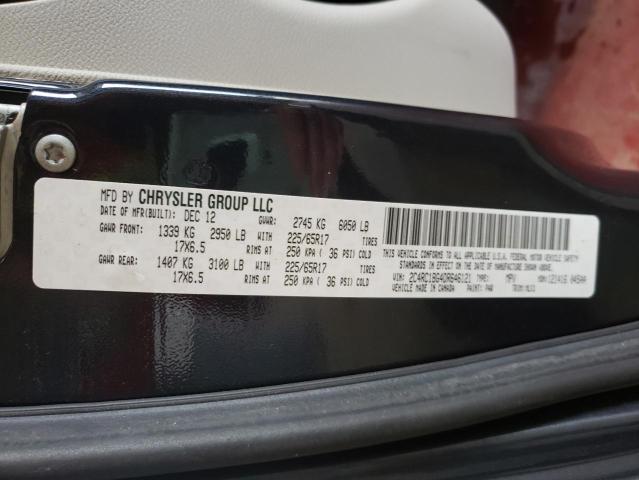 Photo 10 from auction – 2013 CHRYSLER TOWN & COU with VIN 2C4RC1BG4DR646121