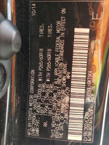 Photo 10 from auction – 2015 LEXUS GX 460 with VIN JTJBM7FX2F5095129