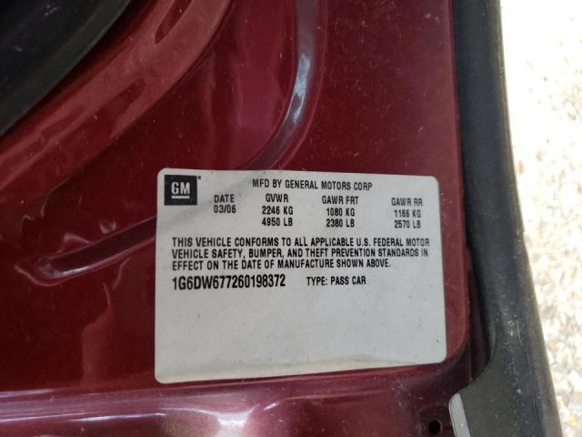 Photo 10 from auction – 2006 CADILLAC STS with VIN 1G6DW677260198372