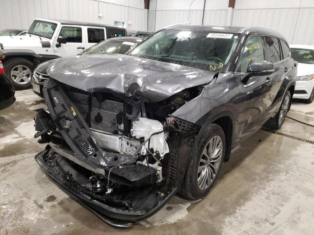 Photo 2 from auction – 2021 TOYOTA HIGHLANDER with VIN 5TDEBRCH2MS063450