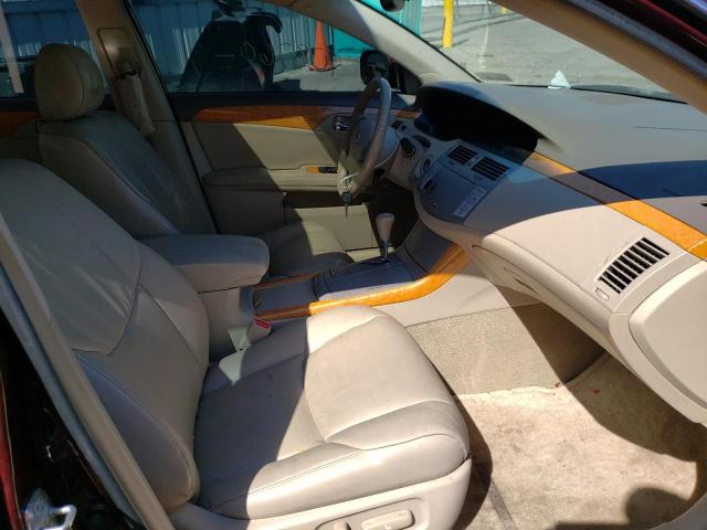 Photo 5 from auction – 2007 TOYOTA AVALON XL with VIN 4T1BK36B87U214844