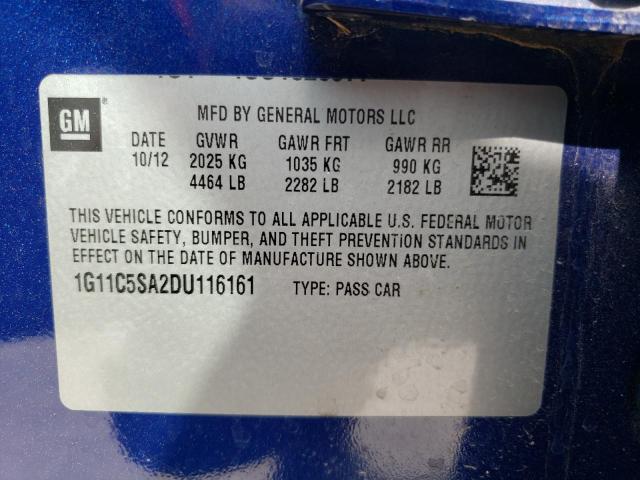 Photo 10 from auction – 2013 CHEVROLET MALIBU 1LT with VIN 1G11C5SA2DU116161