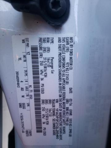 Photo 10 from auction – 2016 FORD FOCUS SE with VIN 1FADP3F21GL285460