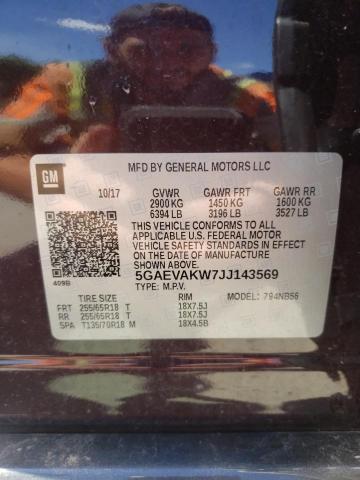 Photo 10 from auction – 2018 BUICK ENCLAVE ES with VIN 5GAEVAKW7JJ143569