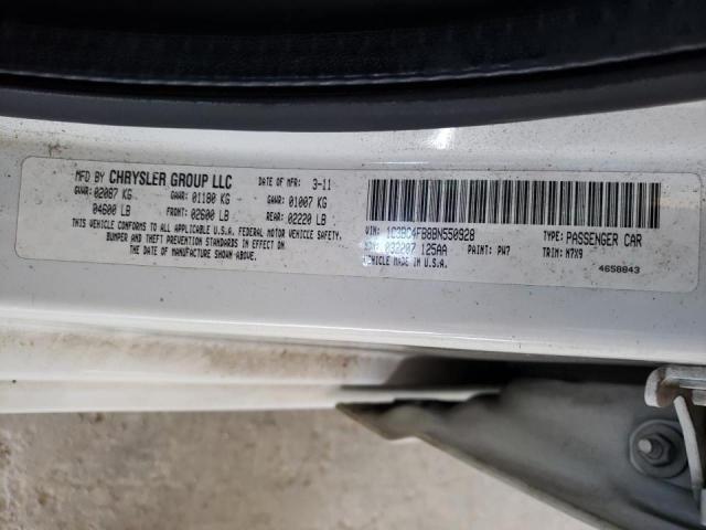 Photo 10 from auction – 2011 CHRYSLER 200 with VIN 1C3BC4FB8BN550928