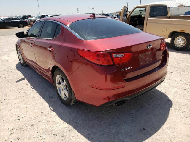 Photo 3 from auction – 2014 KIA OPTIMA LX with VIN 5XXGM4A70EG305722