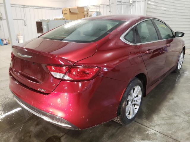 Photo 4 from auction – 2016 CHRYSLER 200 LIMITE with VIN 1C3CCCAB6GN166966