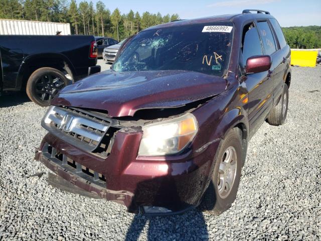 Photo 2 from auction – 2007 HONDA PILOT EXL with VIN 2HKYF18557H520828