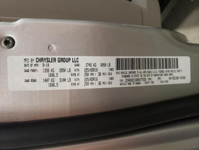 Photo 10 from auction – 2010 DODGE GRAND CARA with VIN 2D4RN3D18AR477539