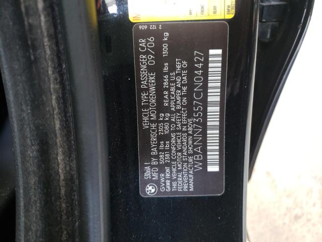 Photo 10 from auction – 2007 BMW 530 XIT with VIN WBANN73557CN04427