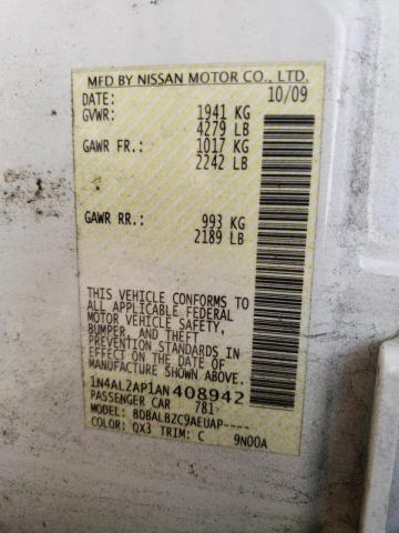Photo 10 from auction – 2019 NISSAN ALTIMA 25S with VIN 1N4AL2AP1AN408942