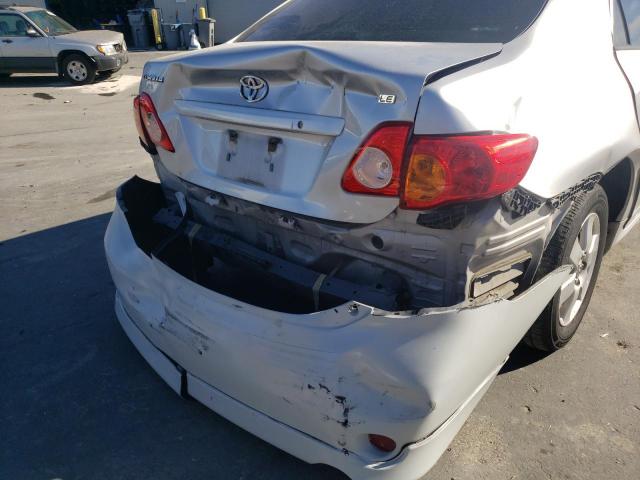 Photo 9 from auction – 2009 TOYOTA CORROLLA with VIN 1NXBU40E09Z163636