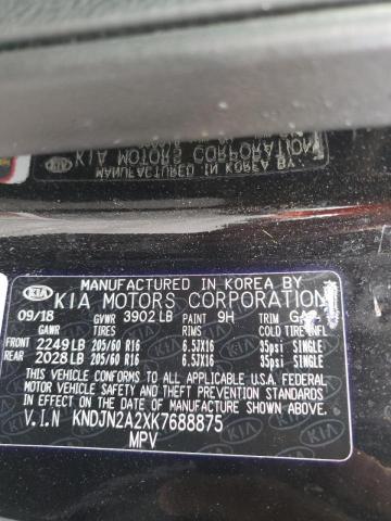 Photo 10 from auction – 2019 KIA SOUL with VIN KNDJN2A2XK7688875