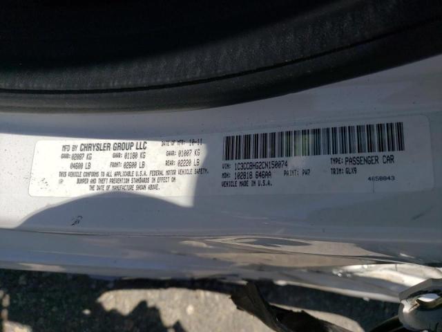 Foto 10 de la subasta – 2012 CHRYSLER 200 S con VIN 1C3CCBHG2CN150074