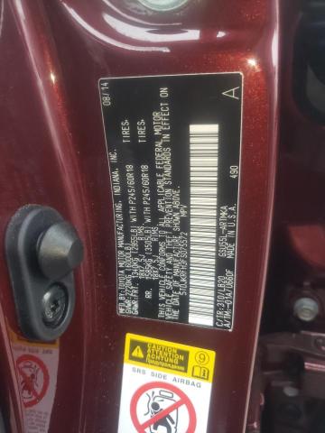 Photo 10 from auction – 2015 TOYOTA HIGHLANDER with VIN 5TDJKRFH3FS075572
