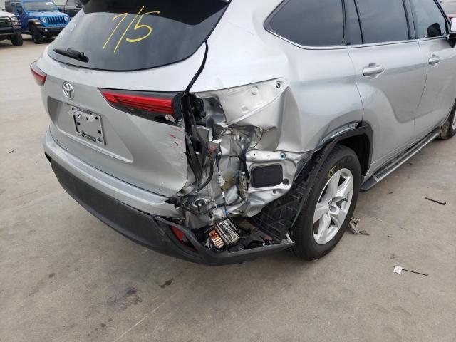 Photo 9 from auction – 2020 TOYOTA HIGHLANDER with VIN 5TDZZRAH4LS512013