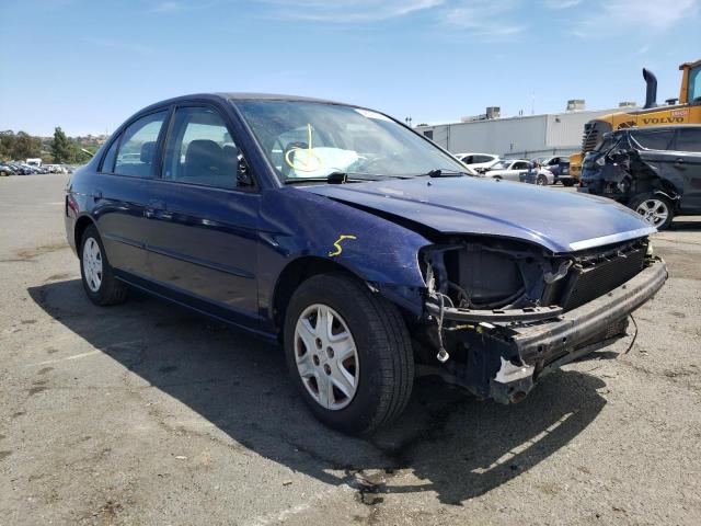 Photo 1 from auction – 2003 HONDA CIVIC LX with VIN 2HGES16573H593771