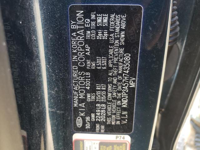 Photo 10 from auction – 2017 KIA SOUL + with VIN KNDJP3A57H7435080