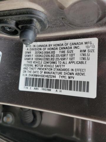 Photo 10 from auction – 2014 HONDA CR-V EX with VIN 2HKRM4H50EH623244
