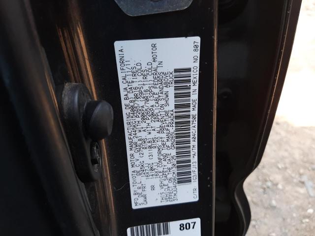 Photo 10 from auction – 2012 TOYOTA TACOMA DOU with VIN 3TMJU4GN6CM130125