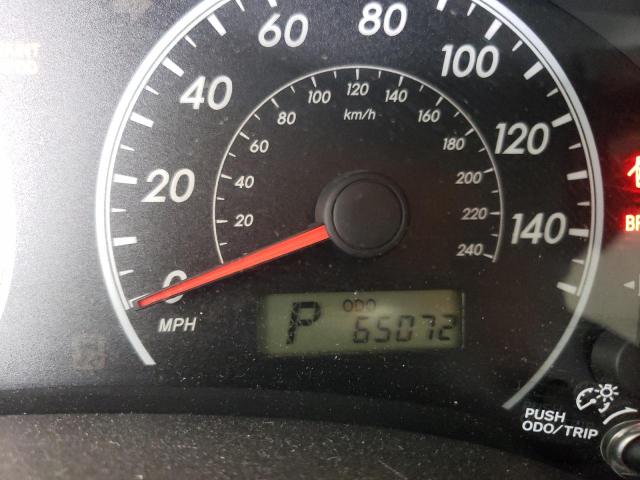 Photo 8 from auction – 2009 TOYOTA COROLLA BA with VIN 1NXBU40E69Z095407