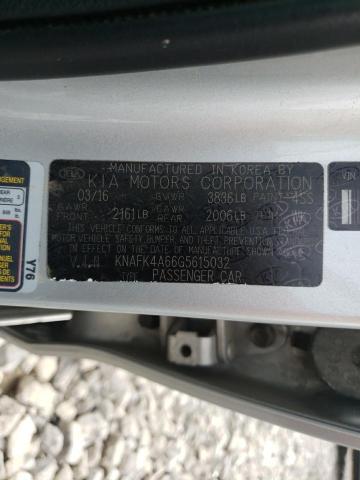 Photo 10 from auction – 2016 KIA FORTE LX with VIN KNAFK4A66G5615032