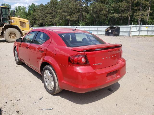 Photo 3 from auction – 2013 DODGE AVENGER SE with VIN 1C3CDZAB2DN596618