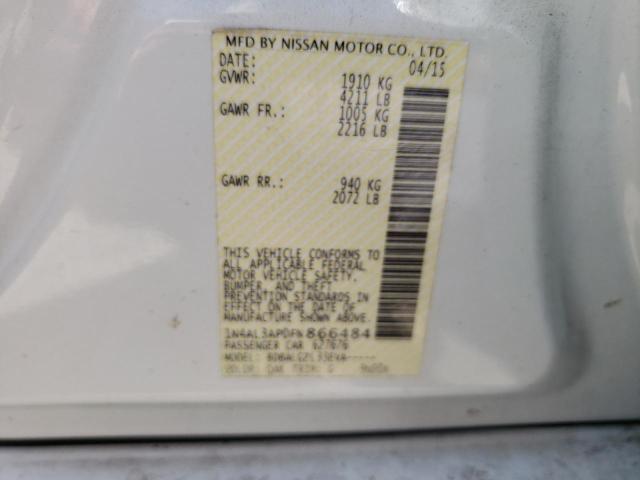 Photo 10 from auction – 2015 NISSAN ALTIMA 2.5 with VIN 1N4AL3AP0FN866484