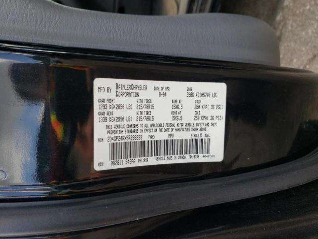 Photo 10 from auction – 2005 DODGE GRAND CARA with VIN 2D4GP24RX5R298233
