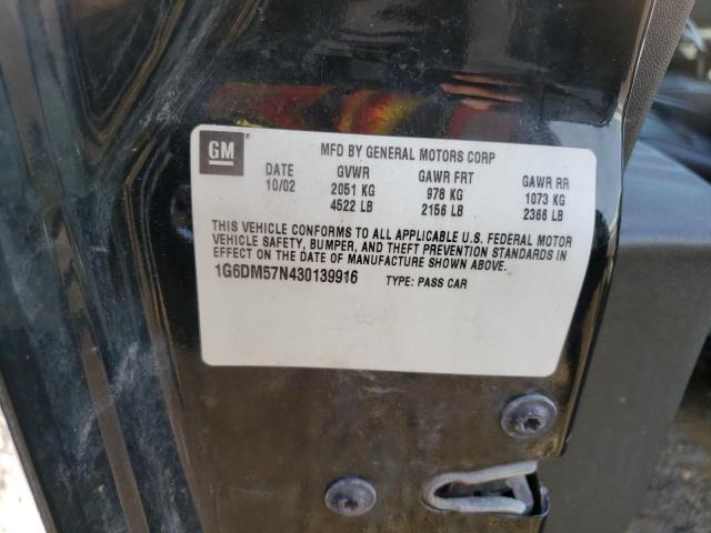 Photo 10 from auction – 2003 CADILLAC CTS with VIN 1G6DM57N430139916