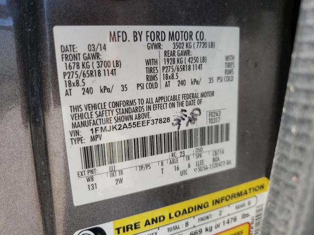 Photo 10 from auction – 2014 FORD EXPEDITION with VIN 1FMJK2A55EEF37828
