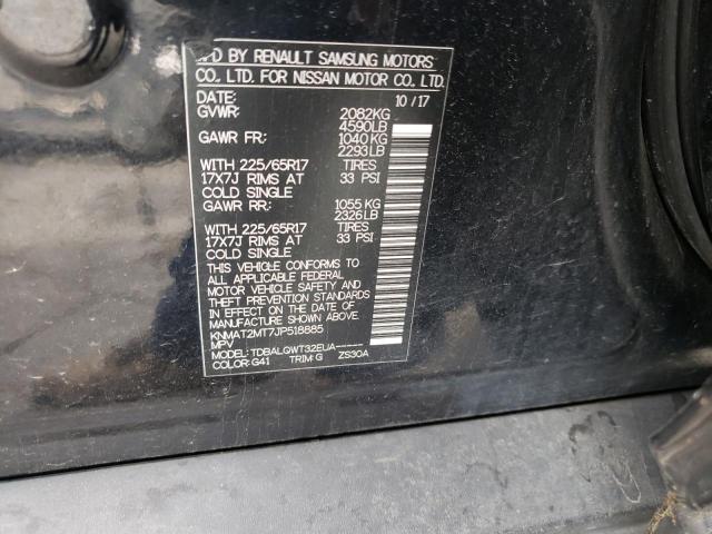 Photo 10 from auction – 2018 NISSAN ROGUE S with VIN KNMAT2MT7JP518885