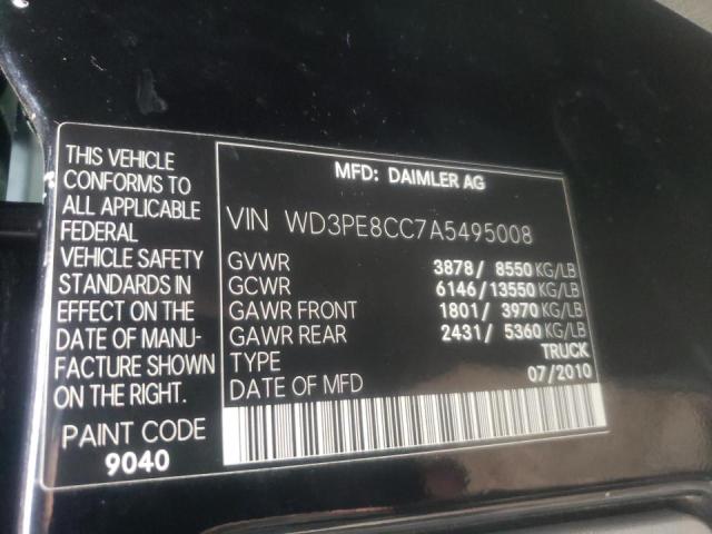 Photo 10 from auction – 2010 MERCEDES-BENZ SPRINTER 2 with VIN WD3PE8CC7A5495008