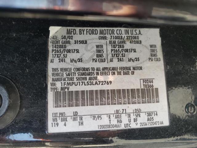 Photo 10 from auction – 2003 FORD EXPEDITION with VIN 1FMPU17L53LA72769