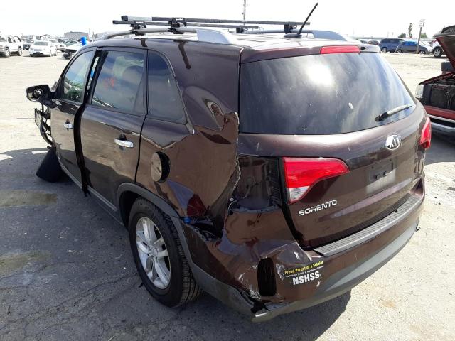Photo 3 from auction – 2015 KIA SORENTO LX with VIN 5XYKTDA78FG604661