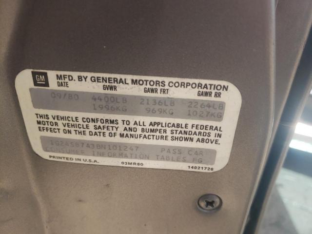 Photo 10 from auction – 1981 PONTIAC FIREBIRD with VIN 1G2AS87A3BN101247