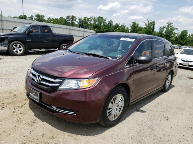 Photo 2 from auction – 2014 HONDA ODYSSEY LX with VIN 5FNRL5H23EB088973