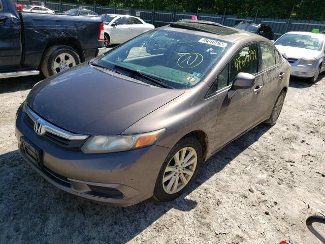 Photo 2 from auction – 2012 HONDA CIVIC EXL with VIN 2HGFB2F93CH546783
