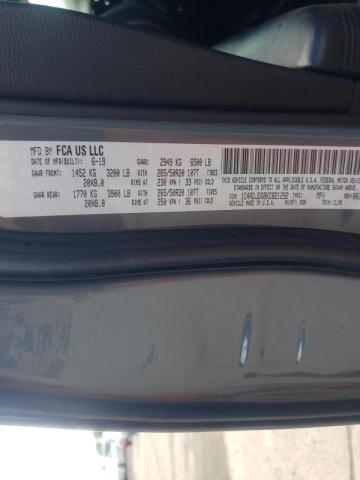 Photo 10 from auction – 2019 DODGE DURANGO GT with VIN 1C4RDJDG8KC821292