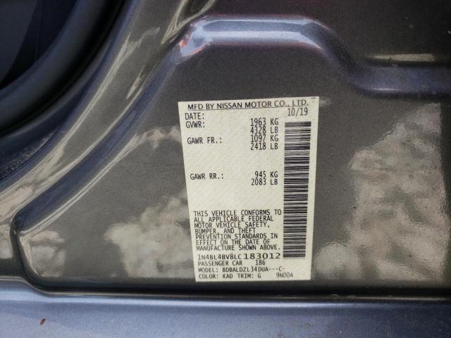 Photo 10 from auction – 2020 NISSAN ALTIMA S with VIN 1N4BL4BV8LC183012