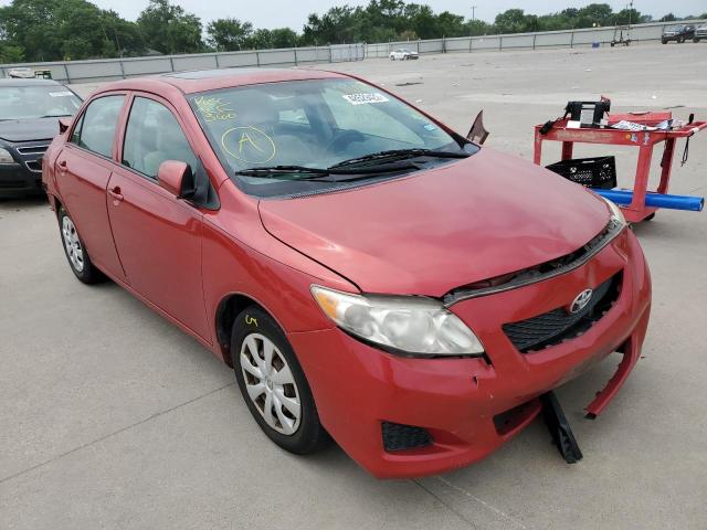 TOYOTA COROLLA BA 2009 with VIN 2T1BU40E39C016003 - Photo from auction
