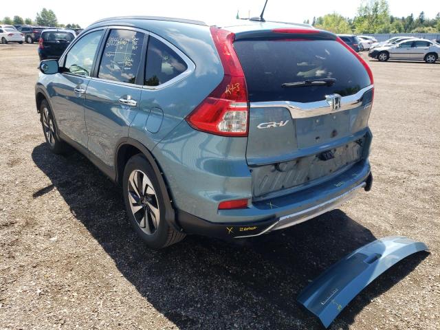 Photo 3 from auction – 2016 HONDA CR-V TOURI with VIN 5J6RM4H96GL805140
