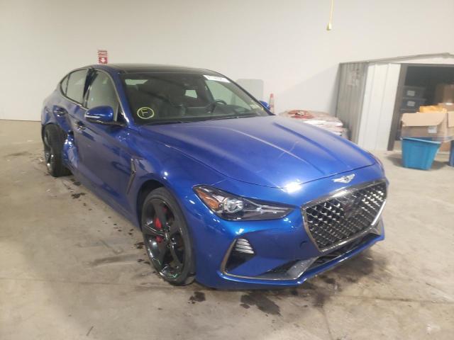 GENESIS G70 PRESTI 2019 with VIN KMTG34LE2KU025371 - Photo from auction