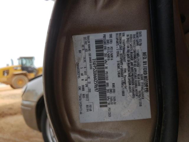 Photo 10 from auction – 2006 FORD TAURUS SE with VIN 1FAFP53U66A259697