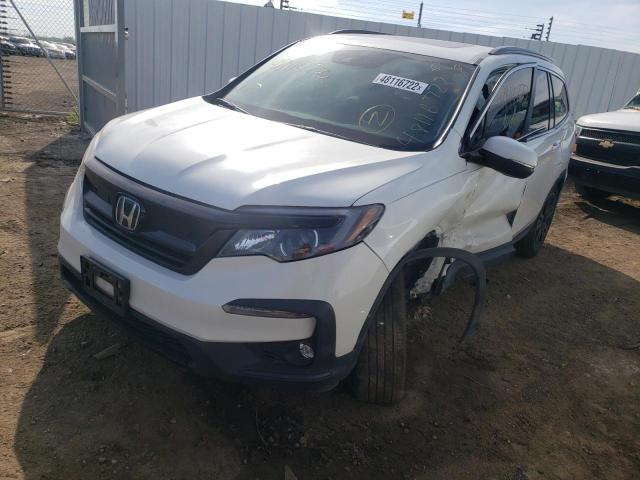 Photo 2 from auction – 2021 HONDA PILOT SE with VIN 5FNYF6H28MB091729