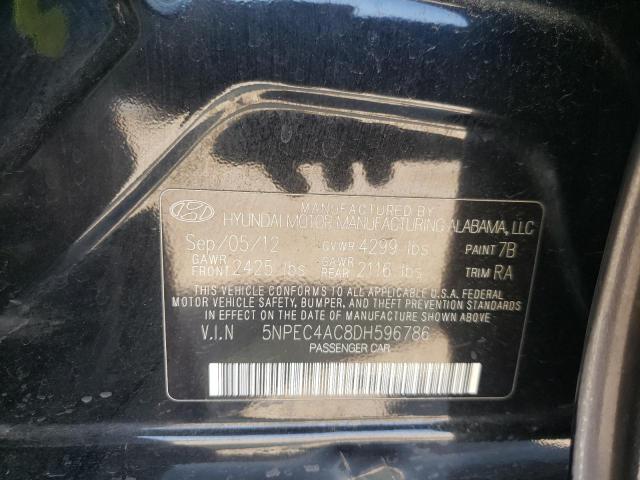 Photo 10 from auction – 2013 HYUNDAI SONATA SE with VIN 5NPEC4AC8DH596786