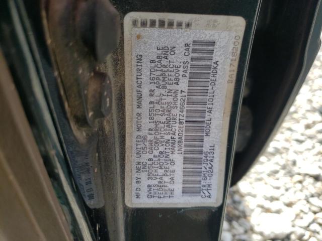 Photo 10 from auction – 1996 TOYOTA COROLLA with VIN 1NXBA02E8TZ466217