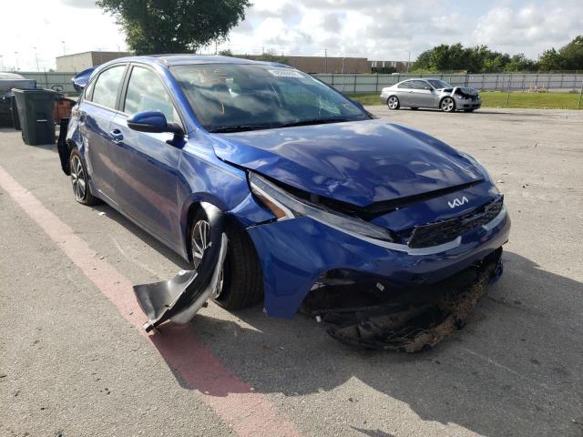 KIA FORTE FE 2022 with VIN 3KPF24AD8NE467291 - Photo from auction